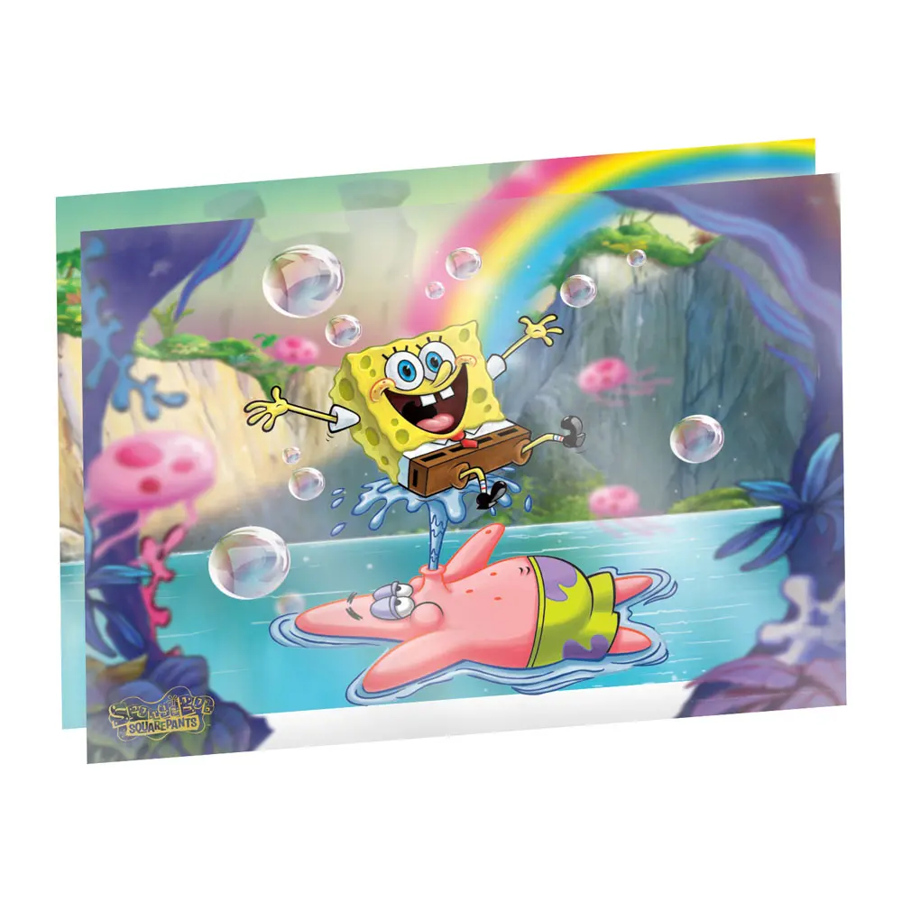 SpongeBob Schwammkopf Kunstdruck Limited Edition Fan-Cel 36 x 28 cm Produktfoto