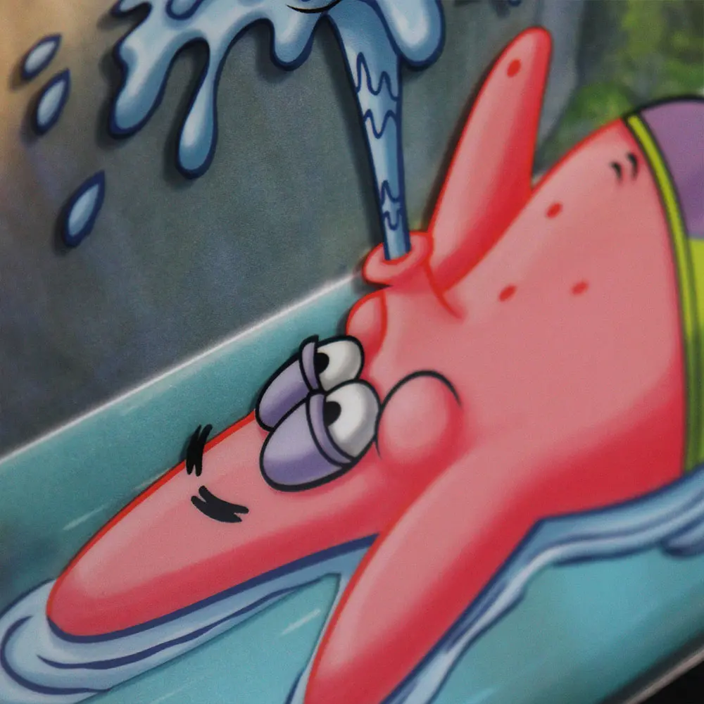 SpongeBob Schwammkopf Kunstdruck Limited Edition Fan-Cel 36 x 28 cm Produktfoto