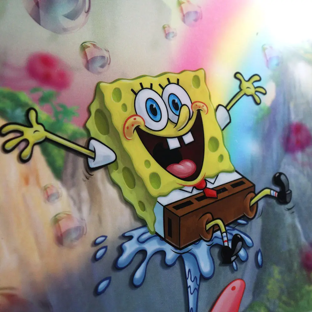 SpongeBob Schwammkopf Kunstdruck Limited Edition Fan-Cel 36 x 28 cm Produktfoto