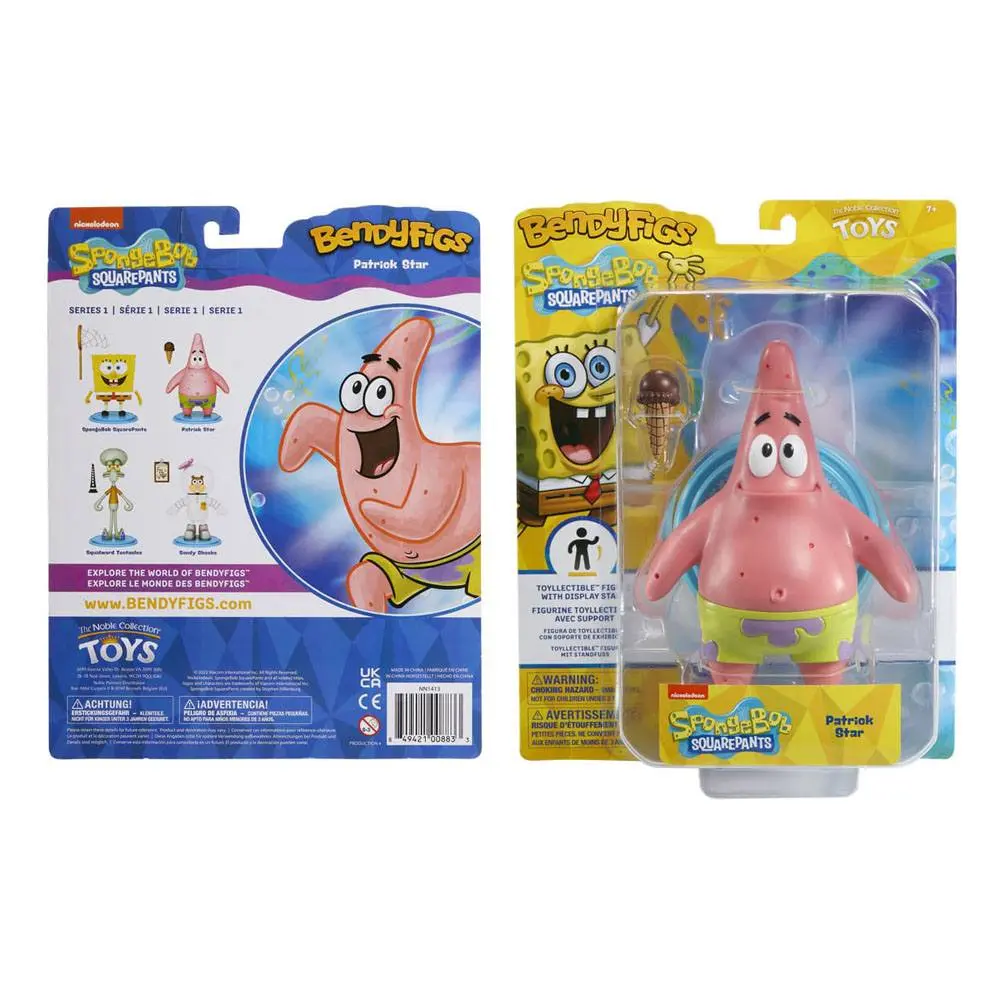 SpongeBob Schwammkopf Bendyfigs Biegefigur Patrick 16 cm Produktfoto