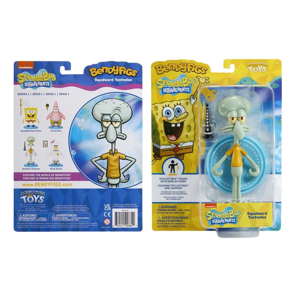 SpongeBob Schwammkopf Bendyfigs Biegefigur Squidward 18 cm termékfotó