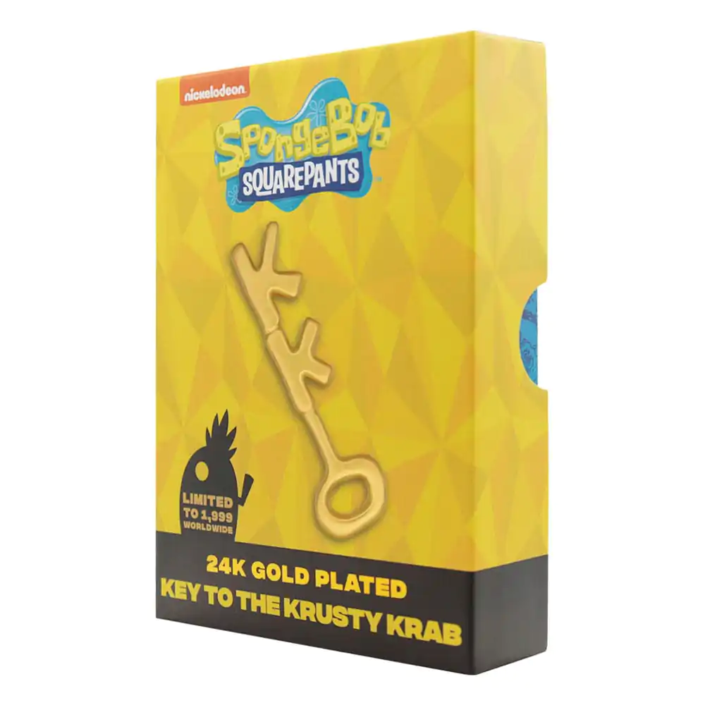 SpongeBob Schwammkopf Replik Krosse Krabbe Key 24k Gold Plated termékfotó