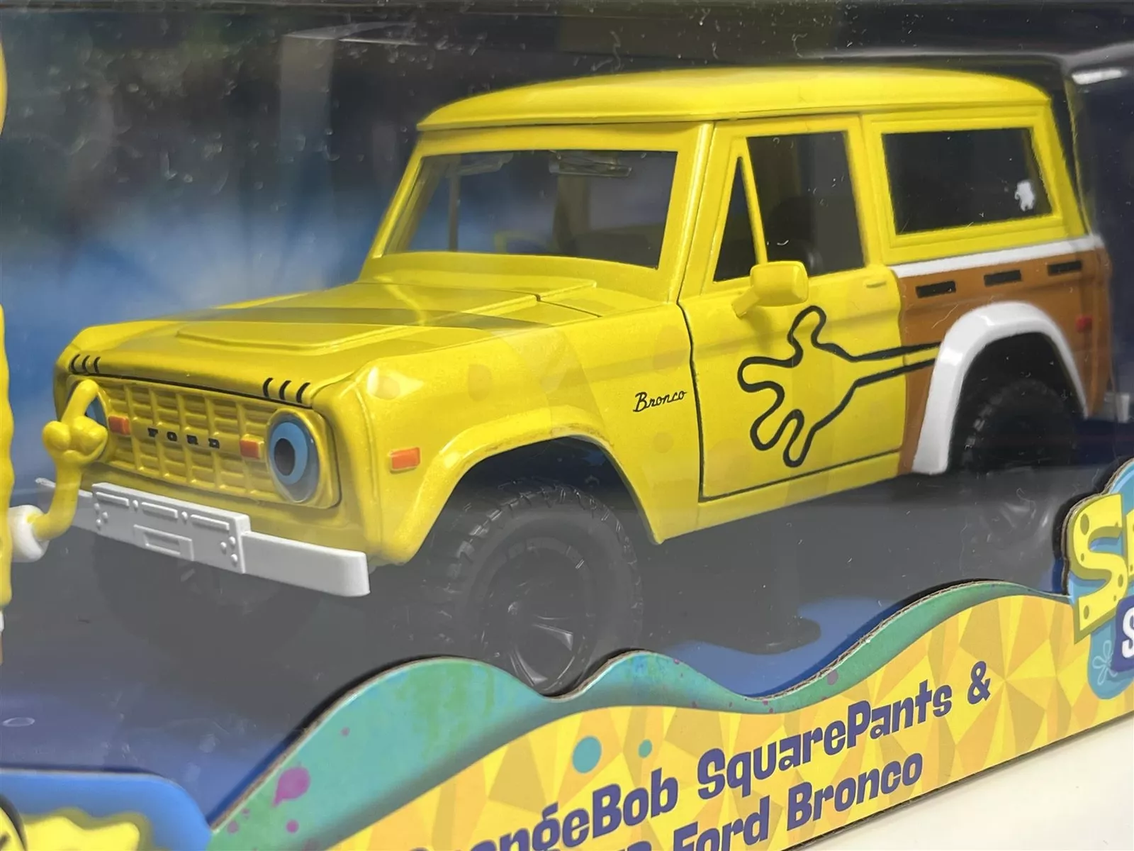 Spongebob Schwammkopf Diecast Modell 1/24 1973 Ford Bronco Produktfoto