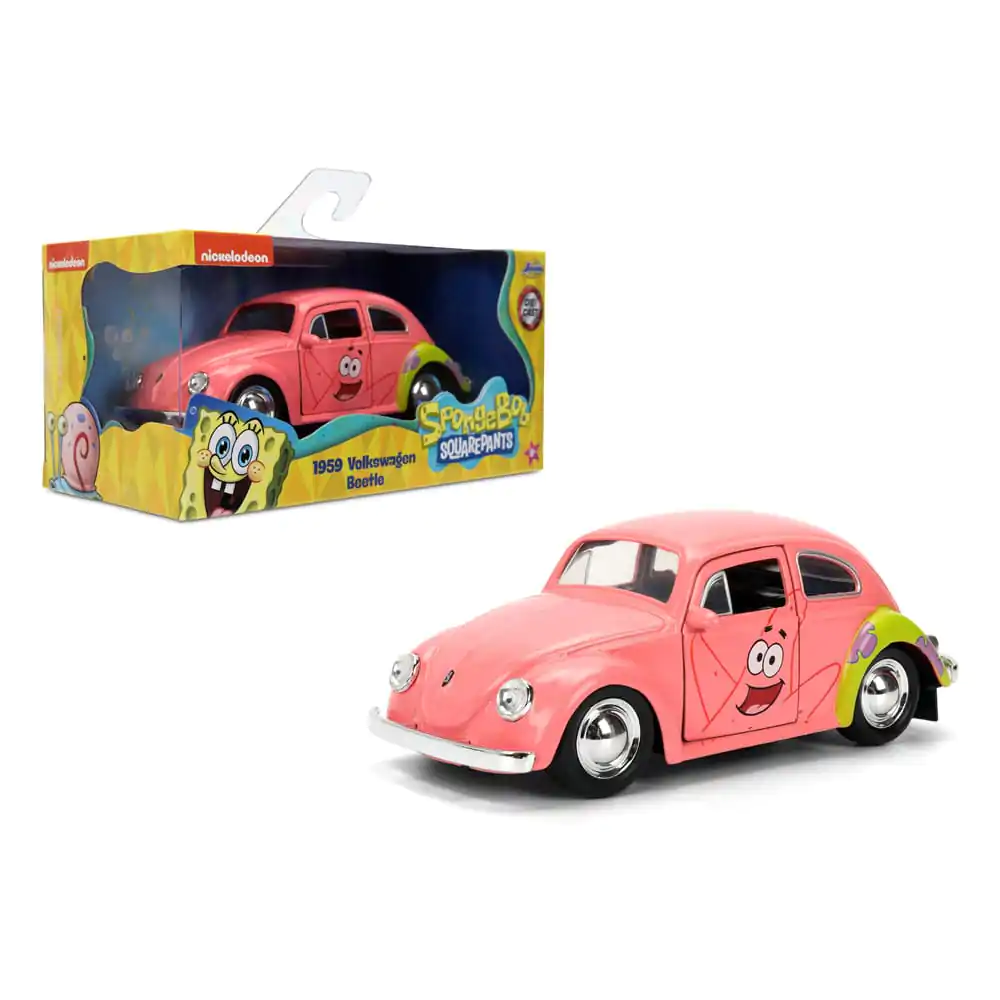 Spongebob Schwammkopf Diecast Modell 1/32 1959 VW Beetle Patrick Produktfoto