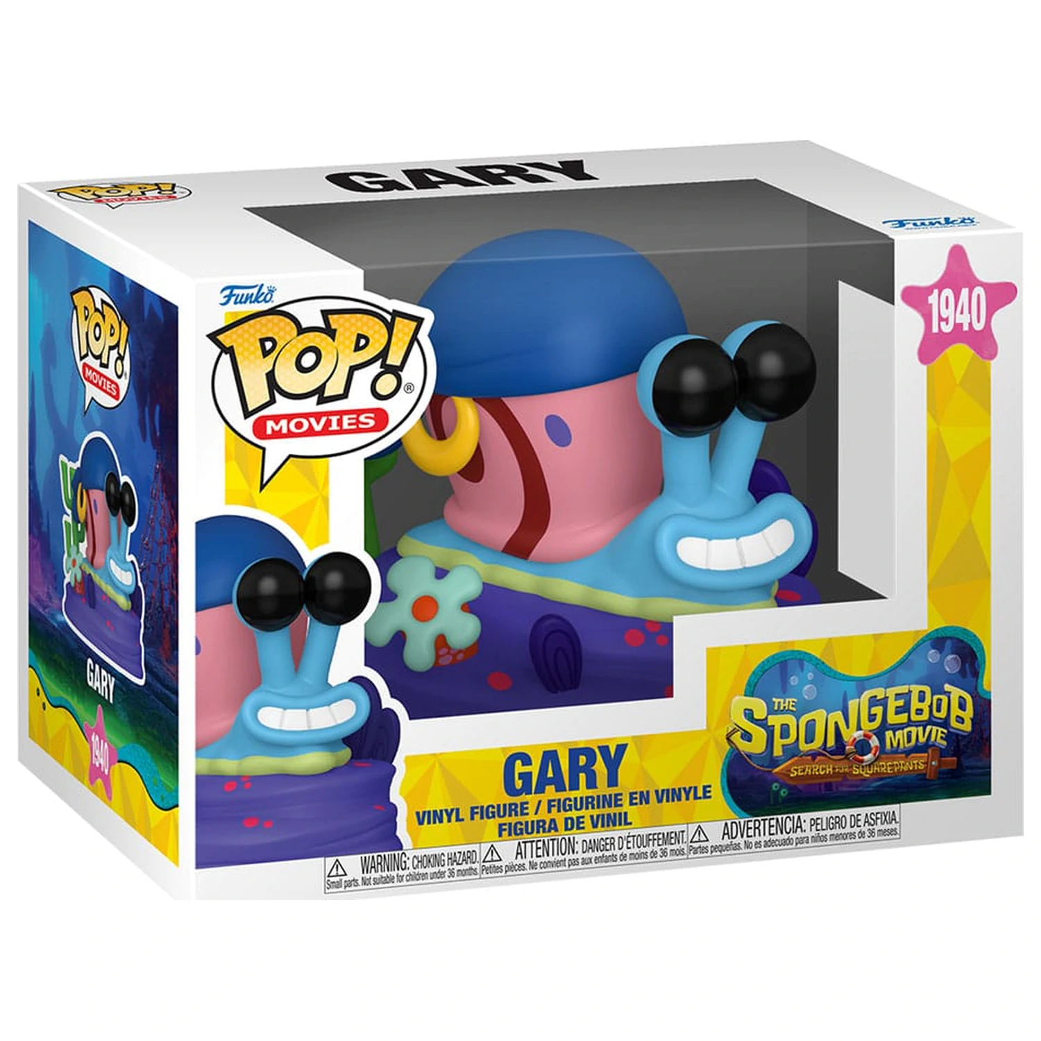 SpongeBob SquarePants Funko POP! Vinyl Figur Gary (Pirate) 9 cm Produktfoto