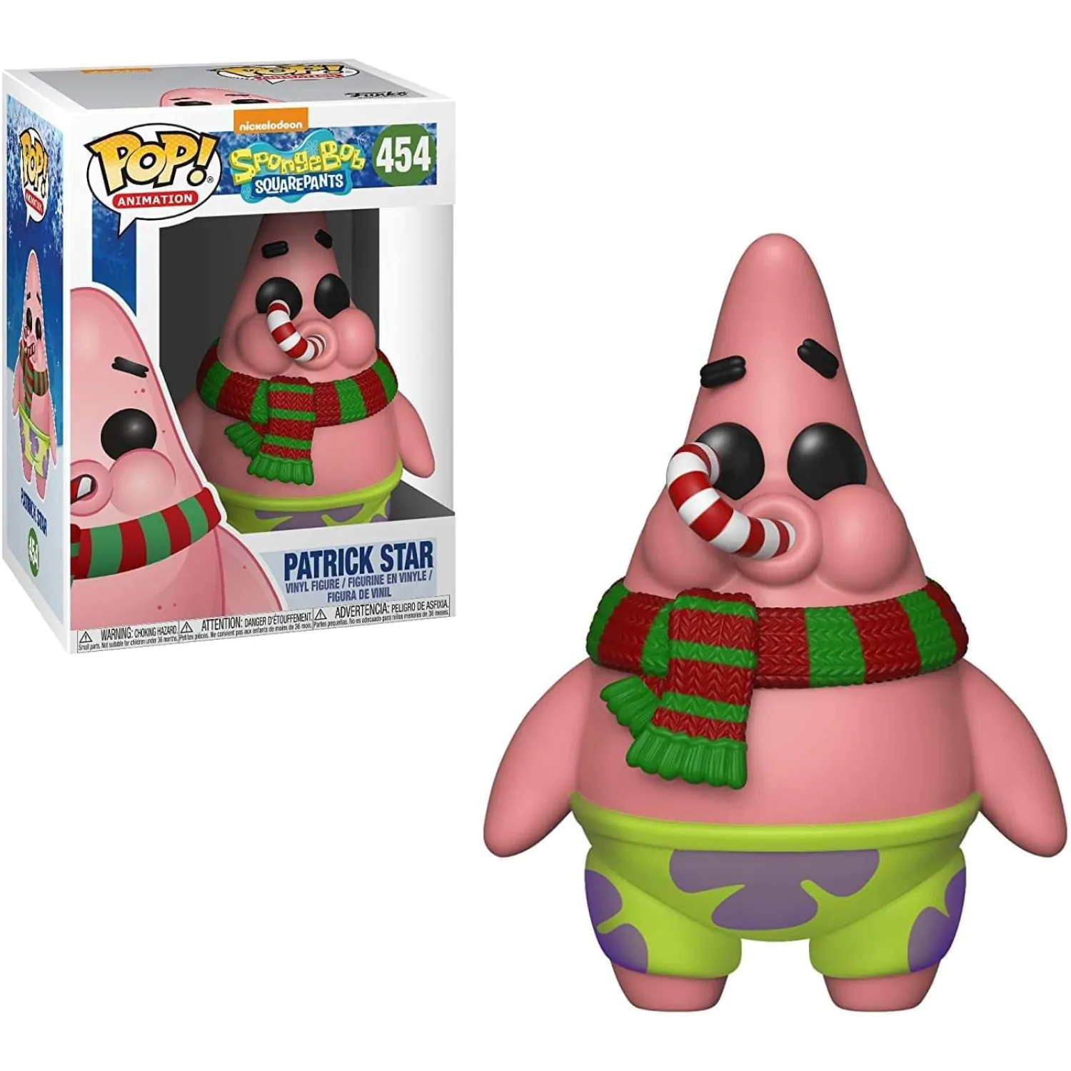 SpongeBob SquarePants Funko POP! Vinyl Figur Patrick Xmas 9 cm Produktfoto