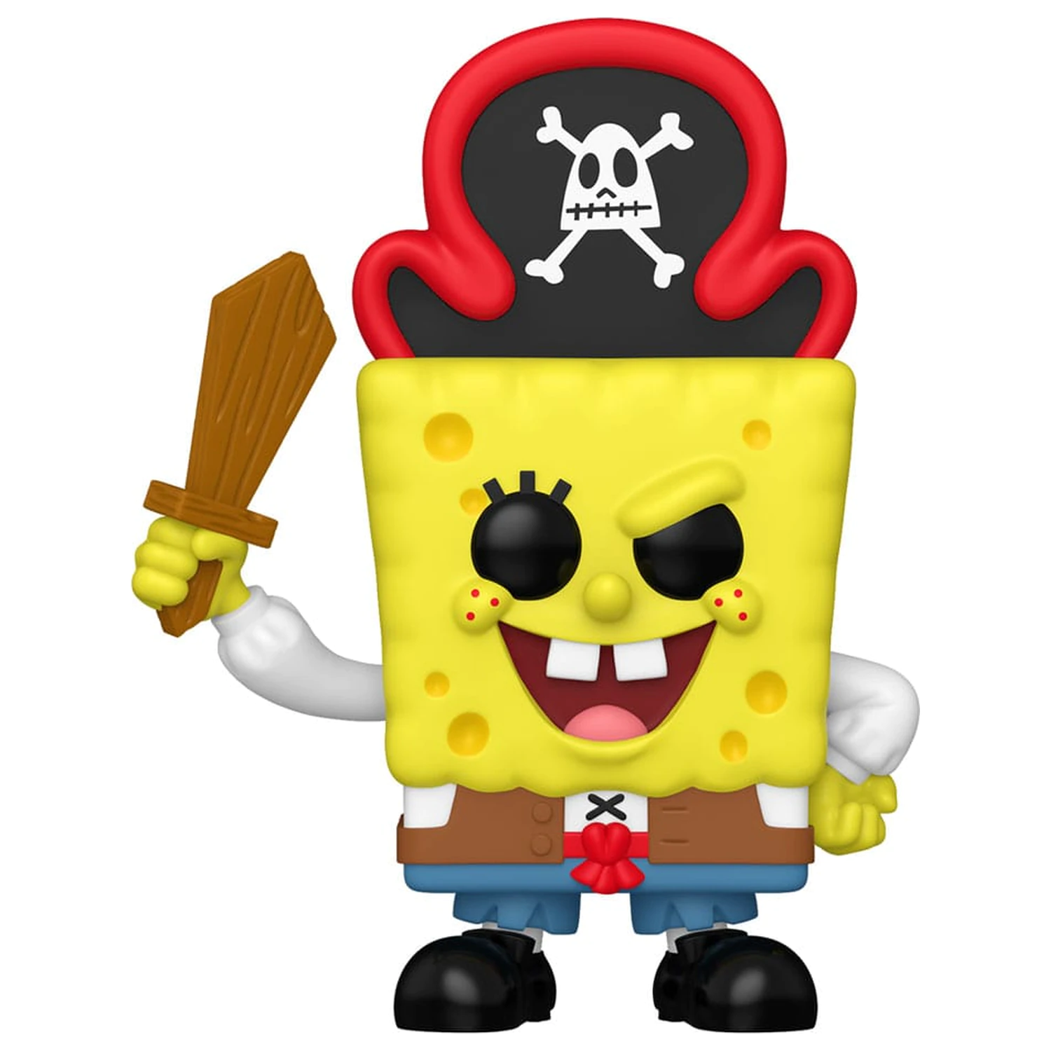 SpongeBob SquarePants Funko POP! Vinyl Figur SquarePants (Pirate) 9 cm Produktfoto