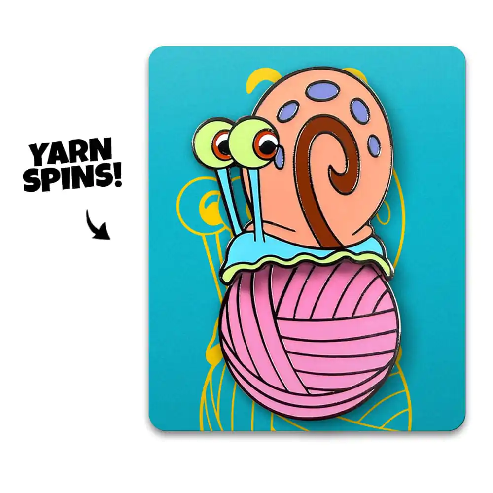 SpongeBob SquarePants Pin Badge Gary Yarn Spinning 5 cm Produktfoto