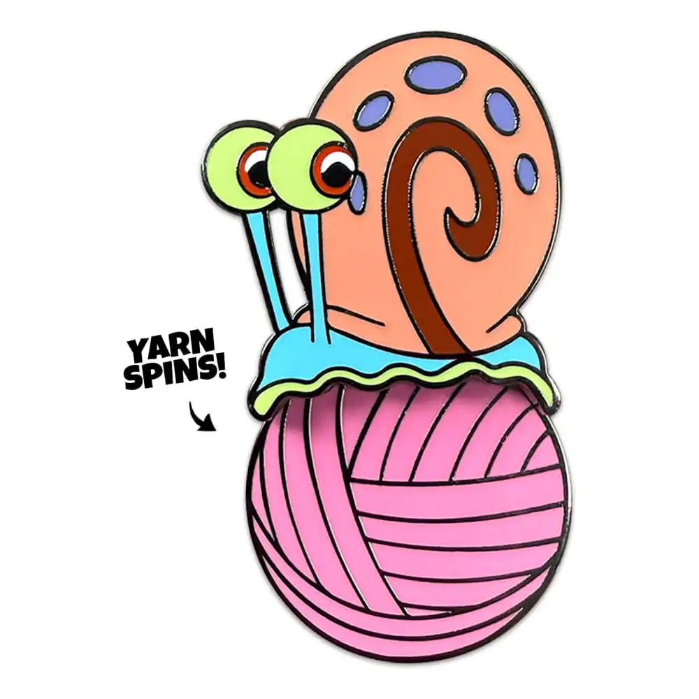 SpongeBob SquarePants Pin Badge Gary Yarn Spinning 5 cm Produktfoto
