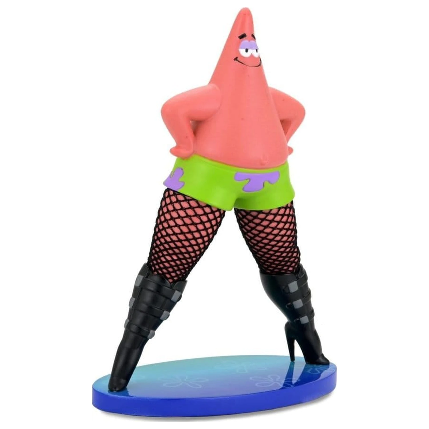 SpongeBob SquarePants Goofy Goober Rock Kunst Figur Patrick Star in Fishnets 15 cm Produktfoto
