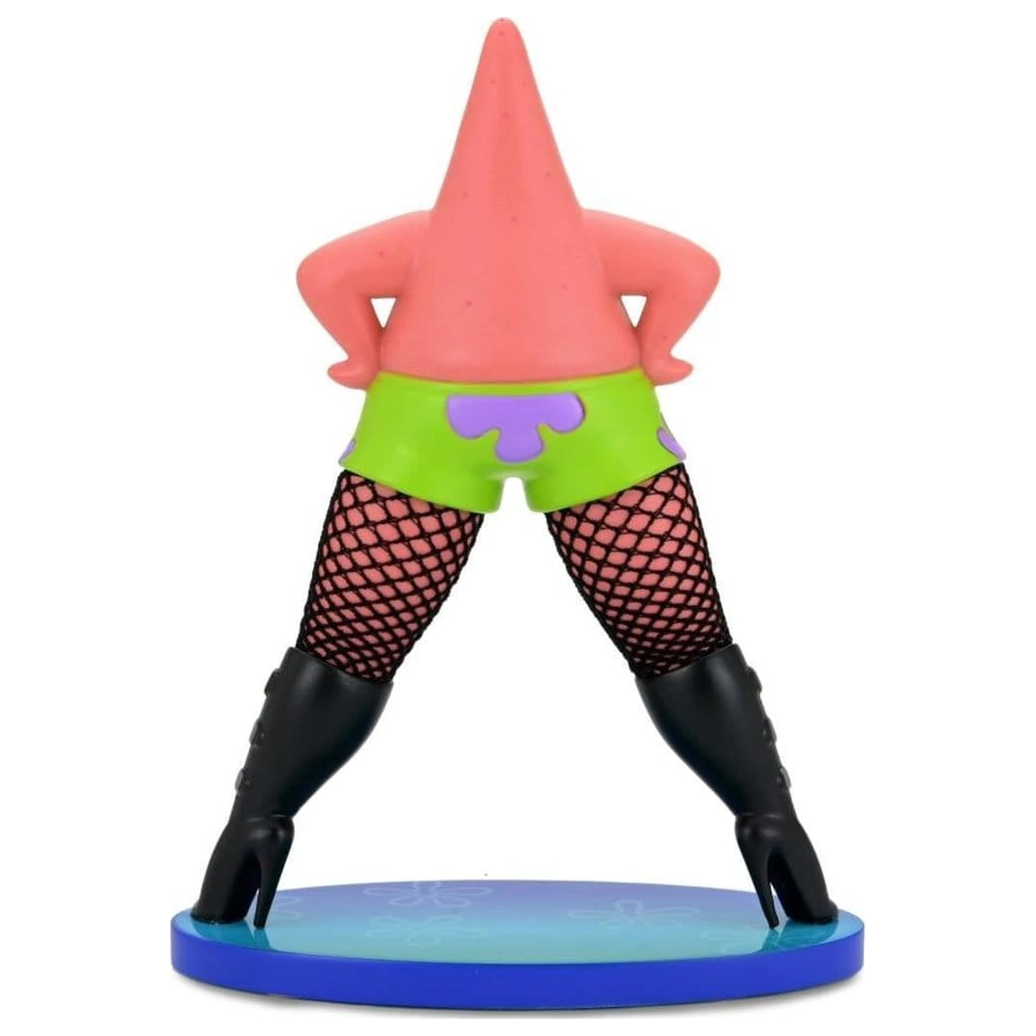SpongeBob SquarePants Goofy Goober Rock Kunst Figur Patrick Star in Fishnets 15 cm Produktfoto