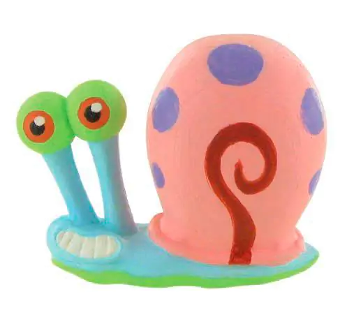 SpongeBob SquarePants Miniatur Figur Gary 5 cm Produktfoto