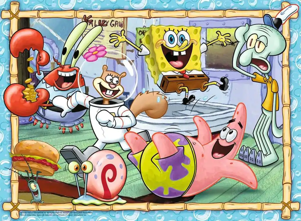 SpongeBob SquarePants Kinderpuzzle XXL New Adventures in Bikini Bottom (200 Teile) Produktfoto