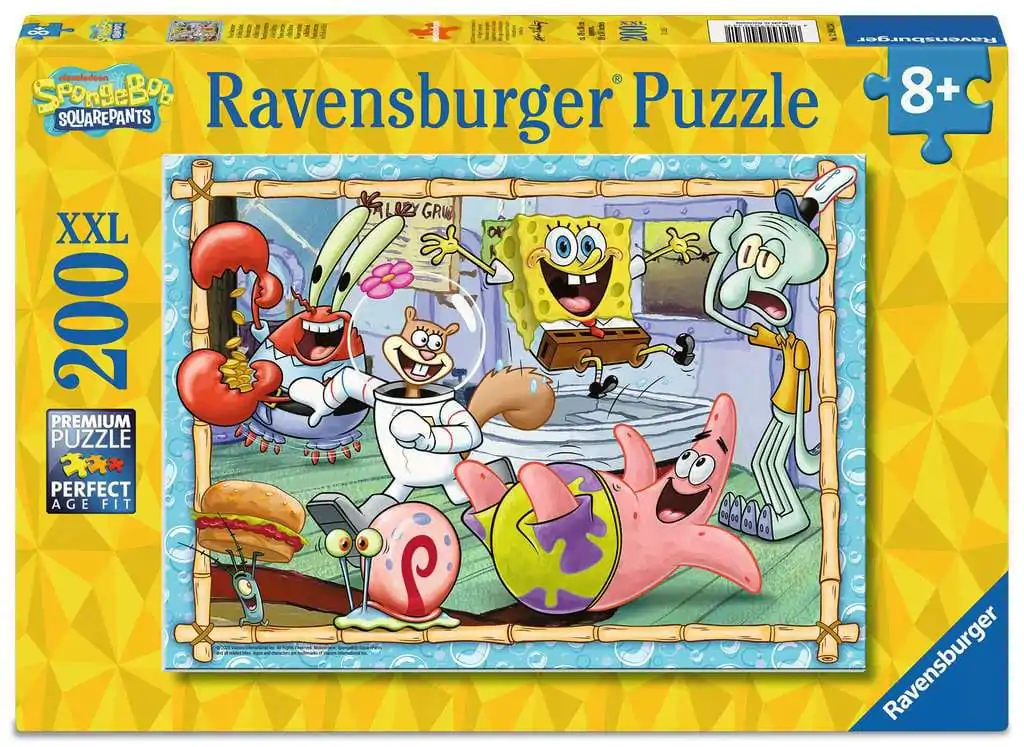 SpongeBob SquarePants Kinderpuzzle XXL New Adventures in Bikini Bottom (200 Teile) Produktfoto