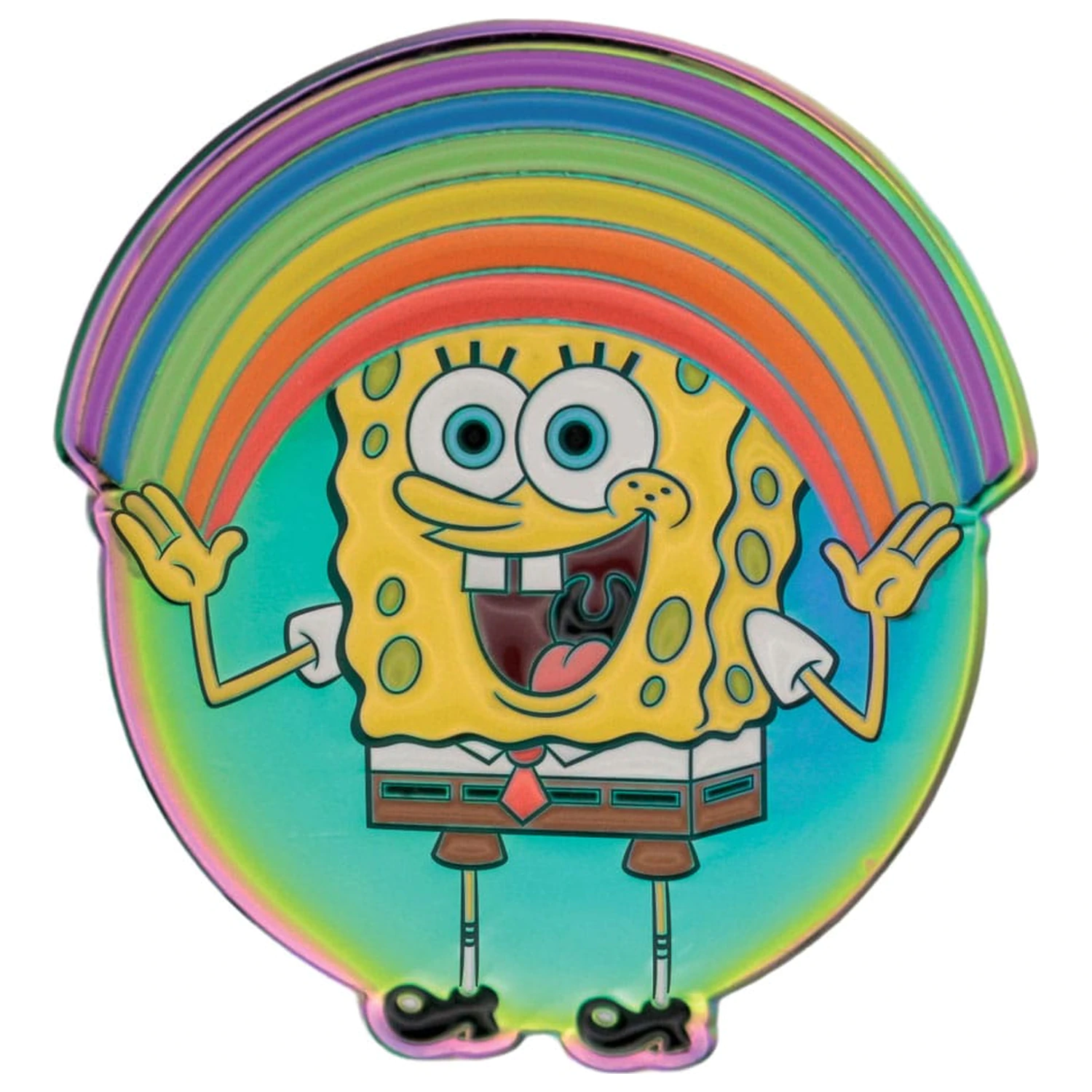 Spongebob Squarepants Anstecknadel Regenbogen Limitierte Auflage Produktfoto