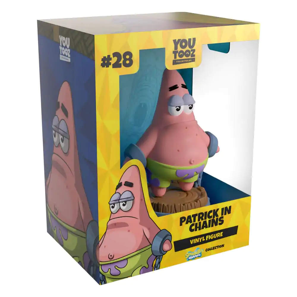 SpongeBob Schwammkopf Vinyl Figur Patrick In Chains 13 cm Produktfoto