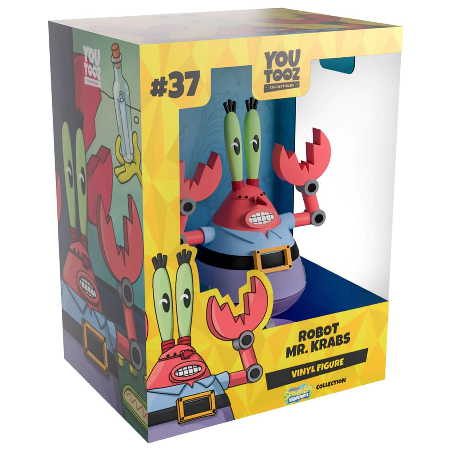SpongeBob SquarePants Vinyl Figur Roboter Mr. Krabs 13 cm Produktfoto