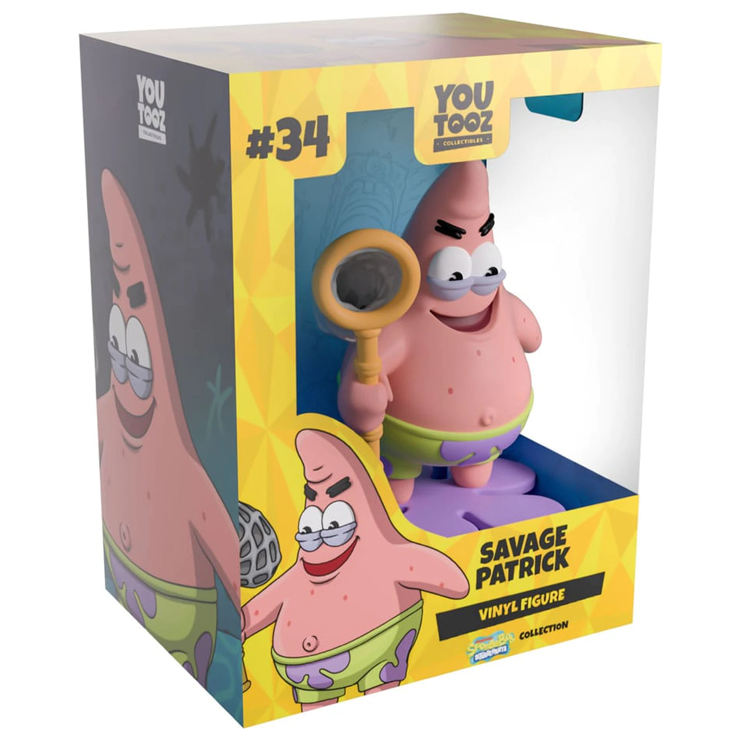 SpongeBob SquarePants Vinyl Figur Savage Patrick 11 cm Produktfoto