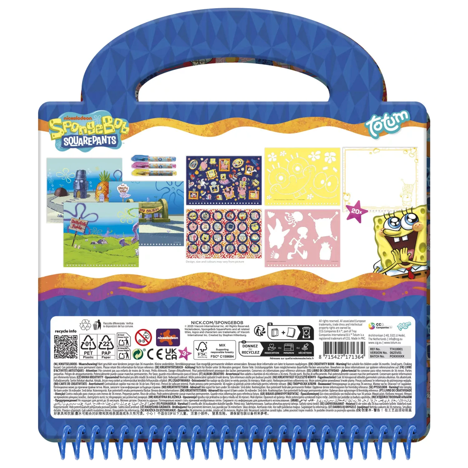 SpongeBob Smile Aktivitäten-Set Produktfoto