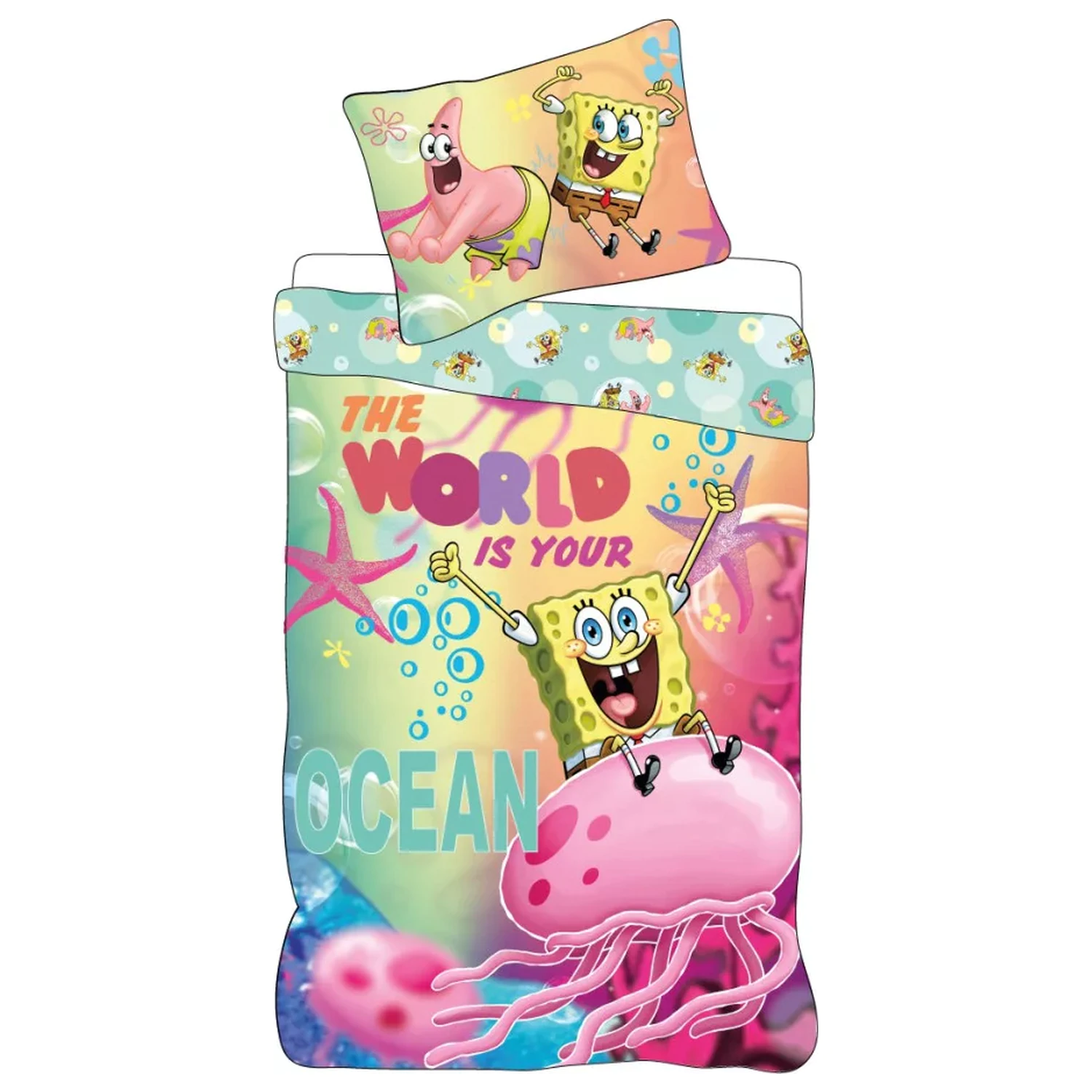 SpongeBob The World Bettbezug-Set Produktfoto