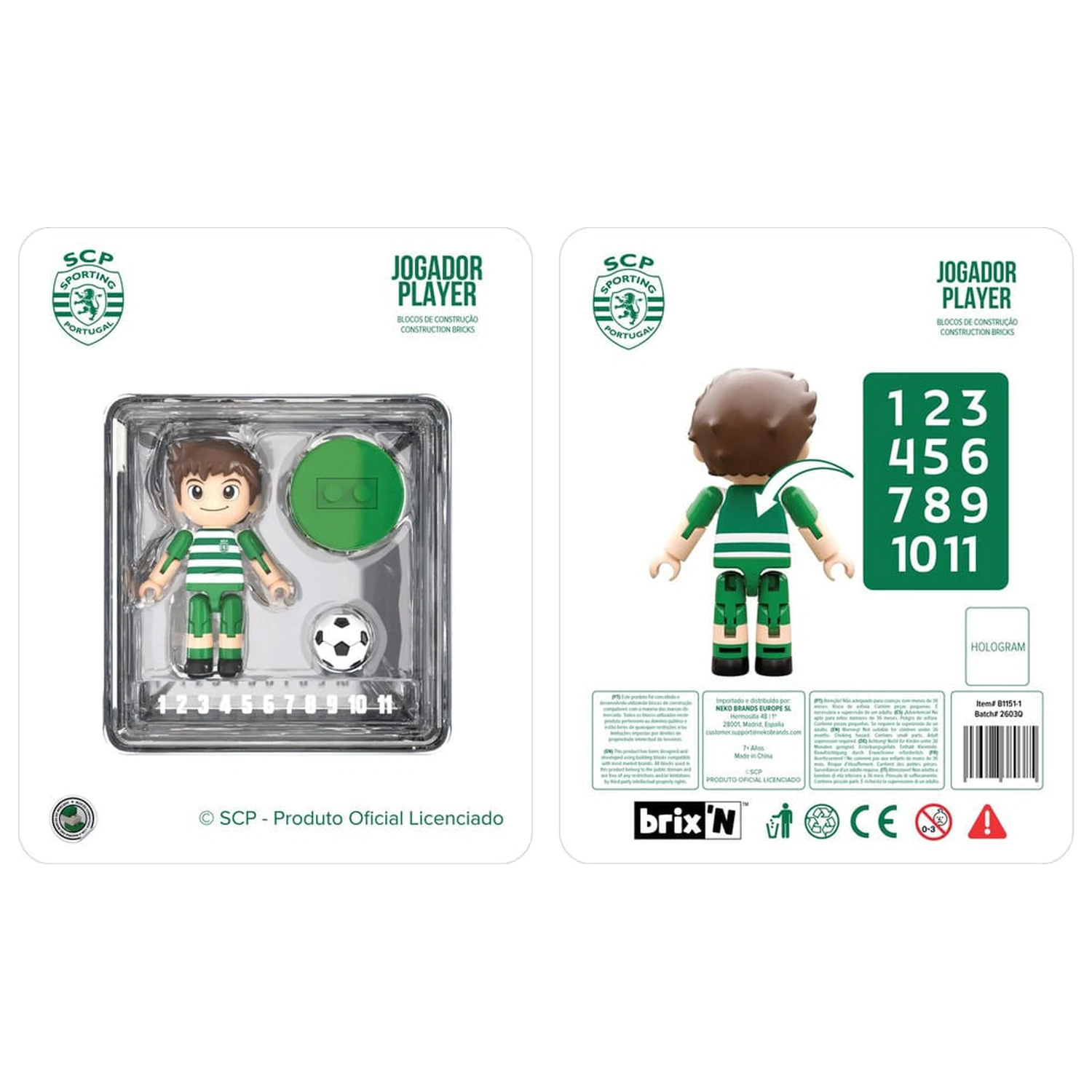 Sporting PT Spieler Figur 4cm Produktfoto