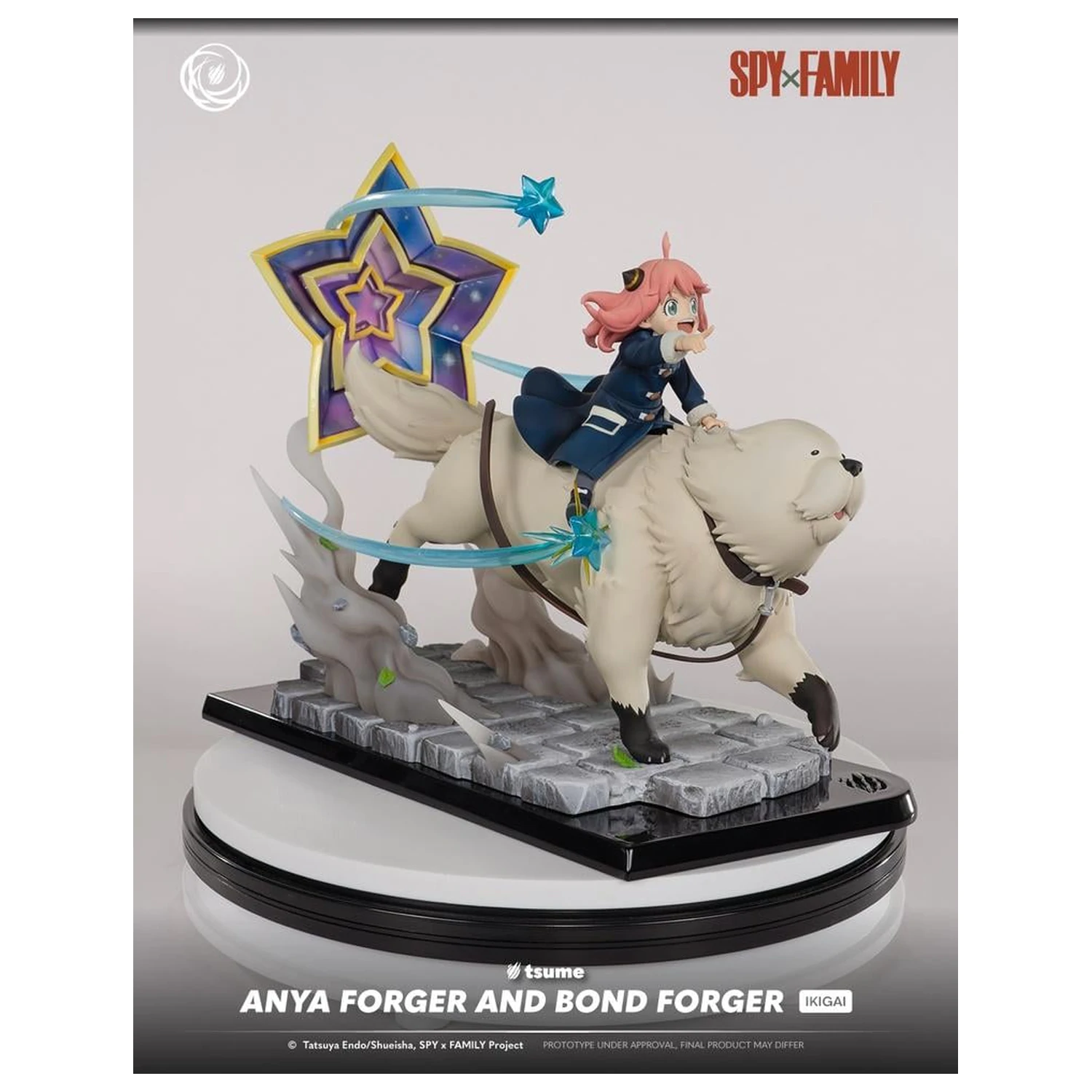 Spy x Family Anya Forger & Bond Statue Ikigai 1/6 von Tsume 32 cm Produktfoto