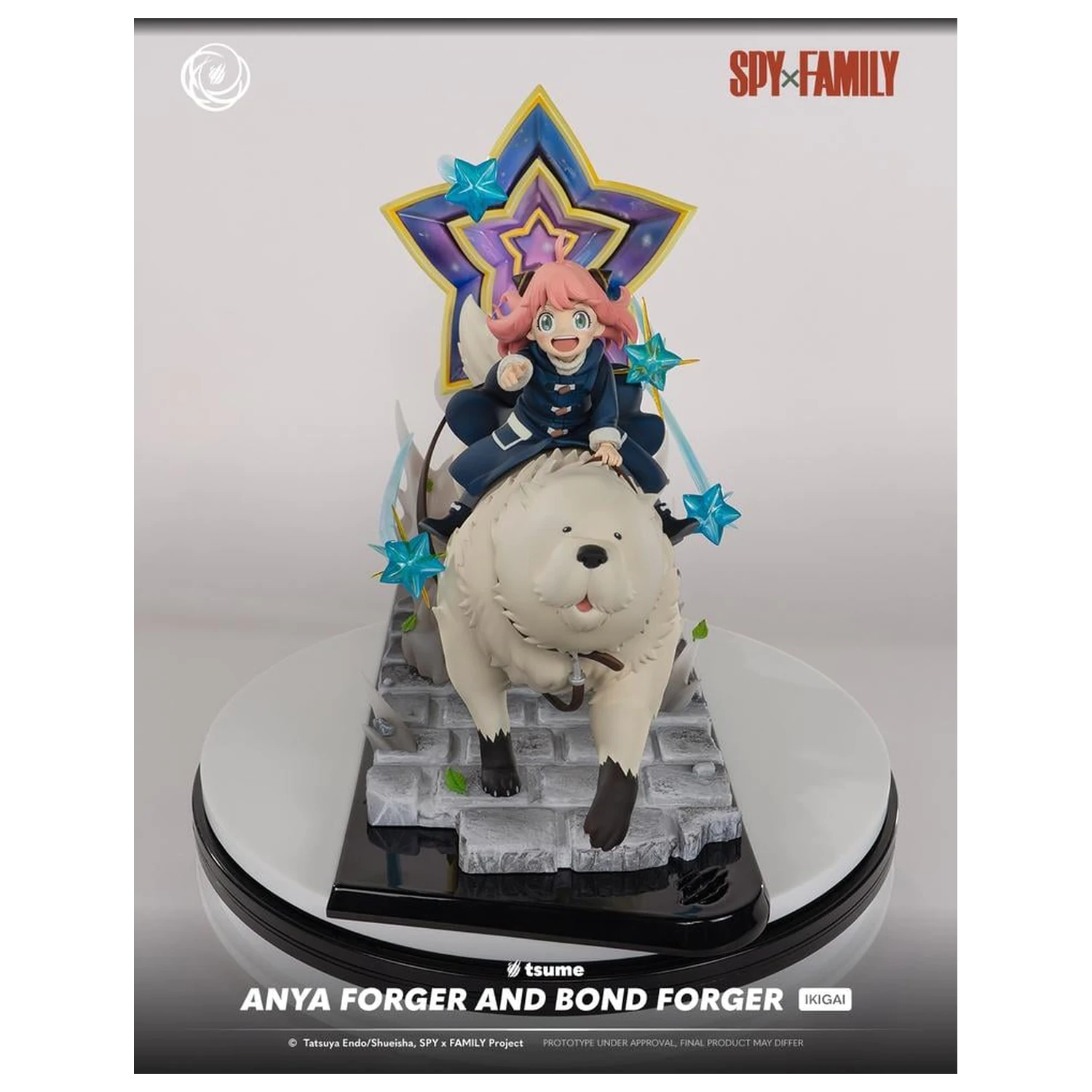 Spy x Family Anya Forger & Bond Statue Ikigai 1/6 von Tsume 32 cm Produktfoto