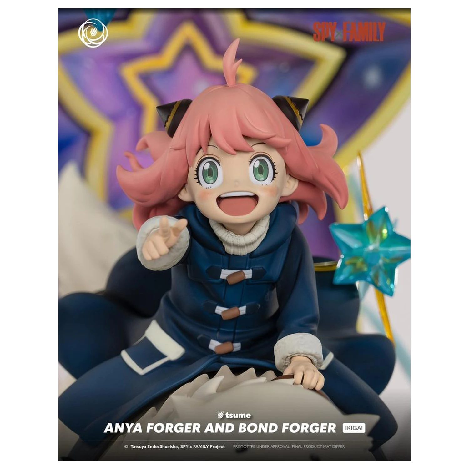 Spy x Family Anya Forger & Bond Statue Ikigai 1/6 von Tsume 32 cm Produktfoto