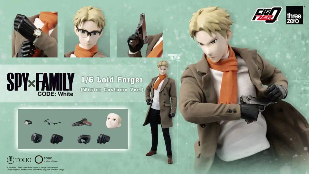 Spy x Family FigZero Actionfigur 1/6 Loid Forger (Winter Costume Ver.) 31 cm Produktfoto
