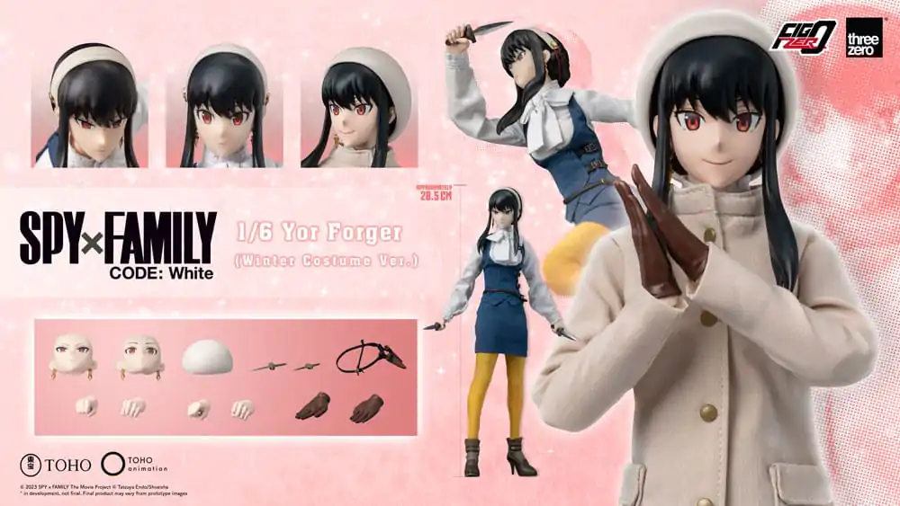 Spy x Family FigZero Actionfigur 1/6 Yor Forger (Winter Costume Ver.) 28 cm Produktfoto