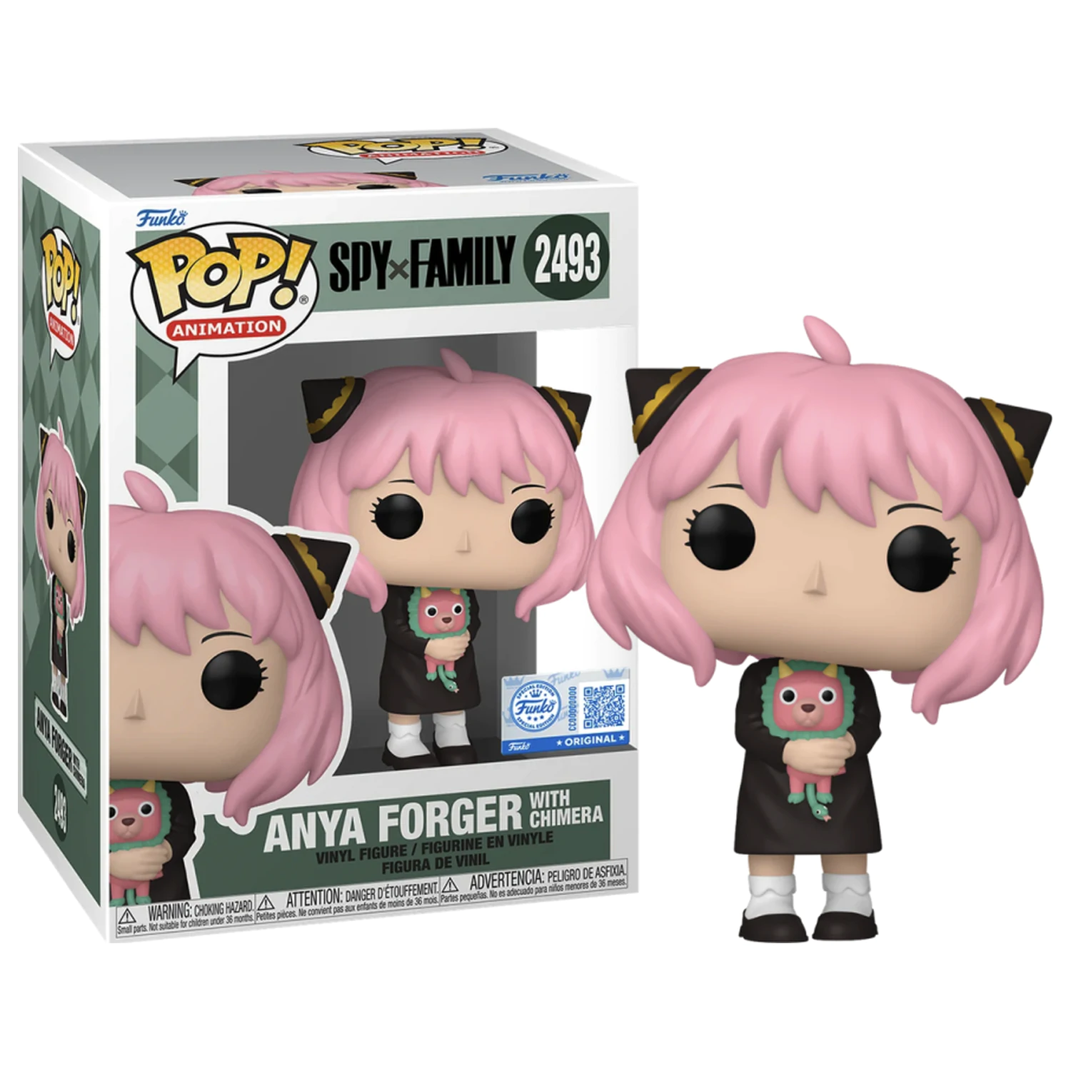 SPY x FAMILY Funko POP Animation Nr. 2493 Anya Forger mit Chimera Produktfoto