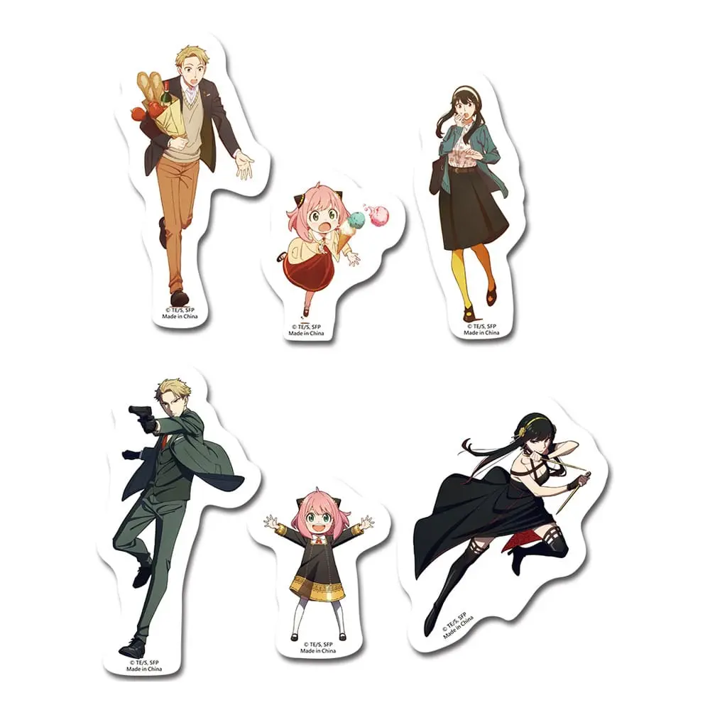 Spy x Family Sticker Set Teaser Art Produktfoto