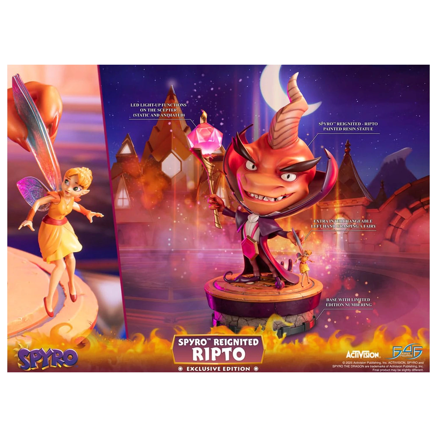 Spyro Reignited Statue Ripto Exclusive Edition 47 cm Produktfoto