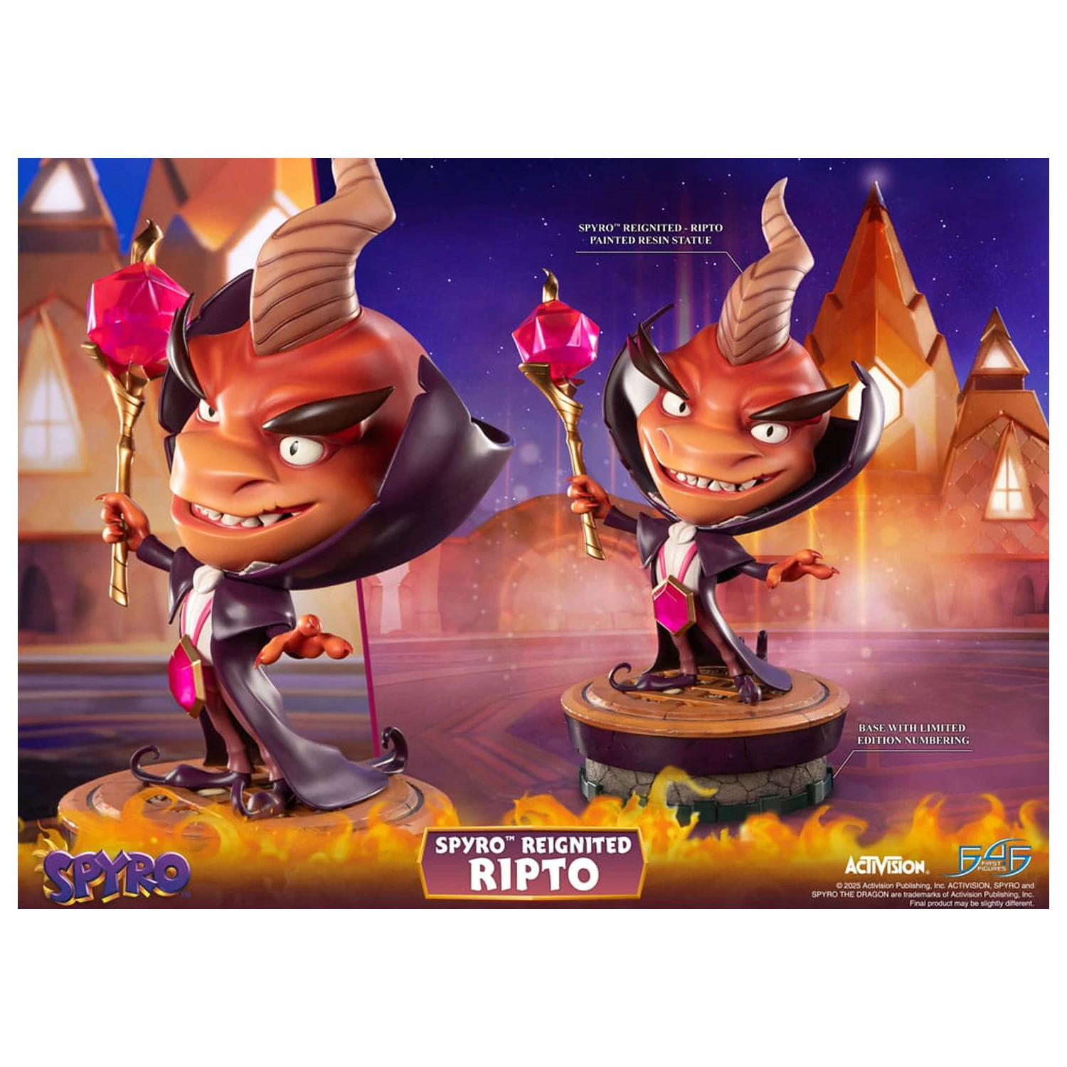 Spyro Reignited Statue Ripto 47 cm Produktfoto