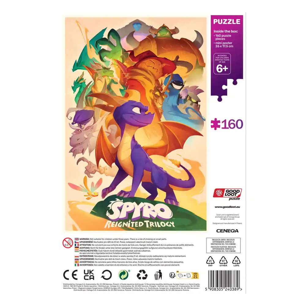 Spyro Reignited Trilogy Kids Puzzle Heroes (160 Teile) termékfotó