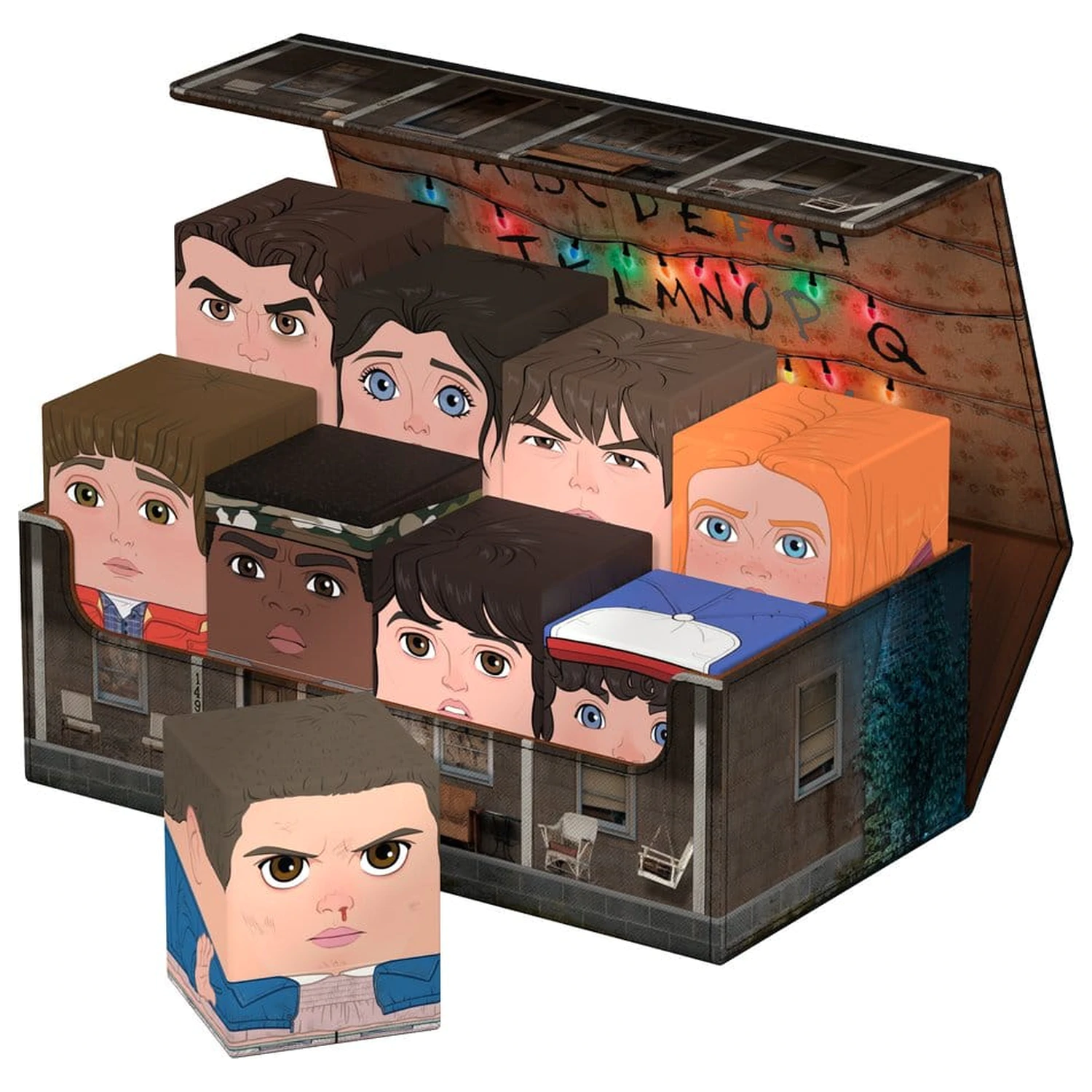 Squaroes Sammler 800 Hüllen Stranger Things - The Byers House Produktfoto