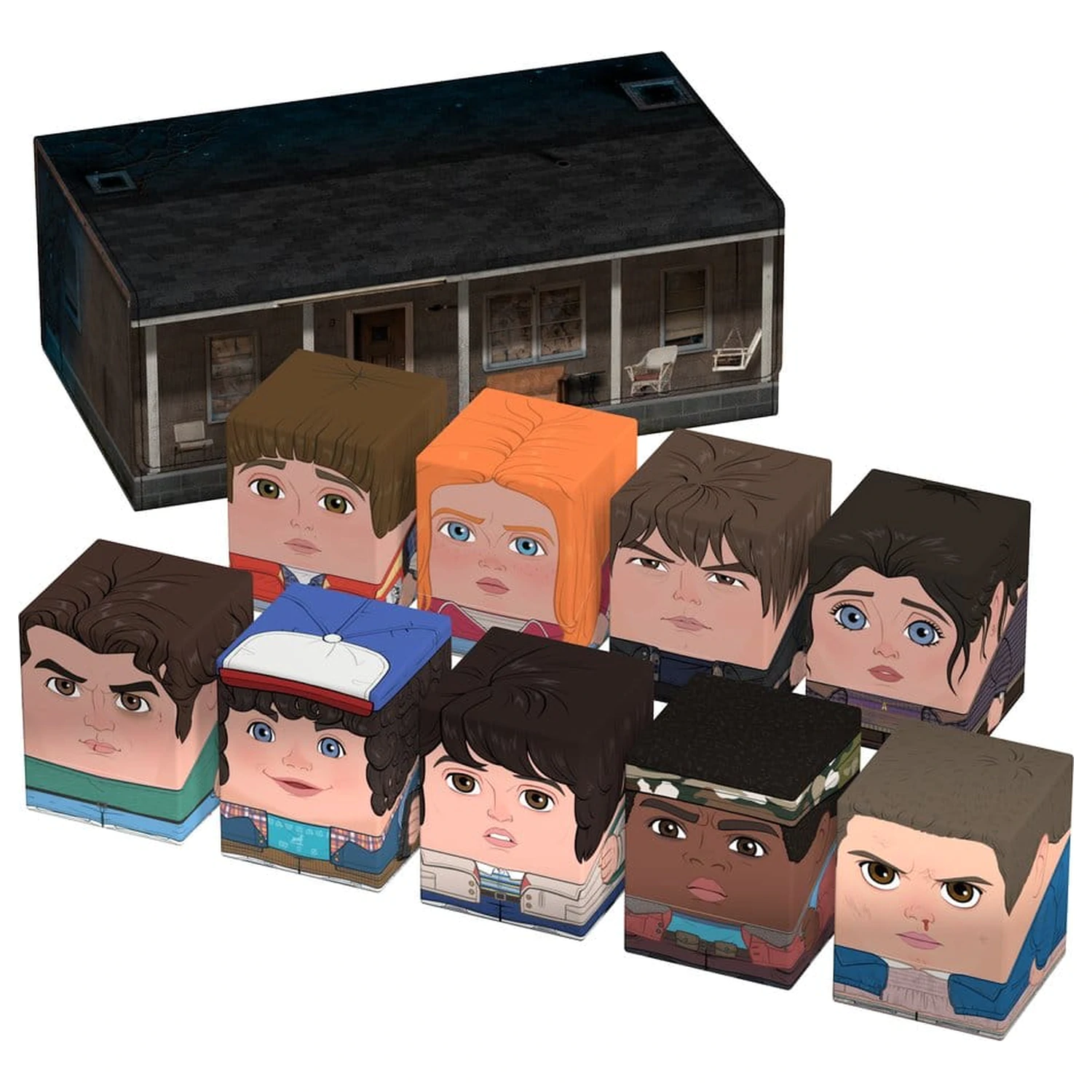 Squaroes Sammler 800 Hüllen Stranger Things - The Byers House Produktfoto