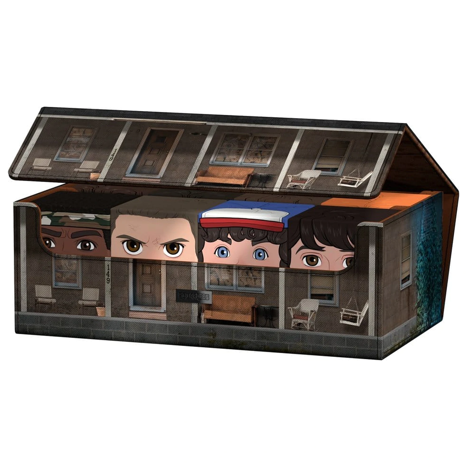 Squaroes Sammler 800 Hüllen Stranger Things - The Byers House Produktfoto