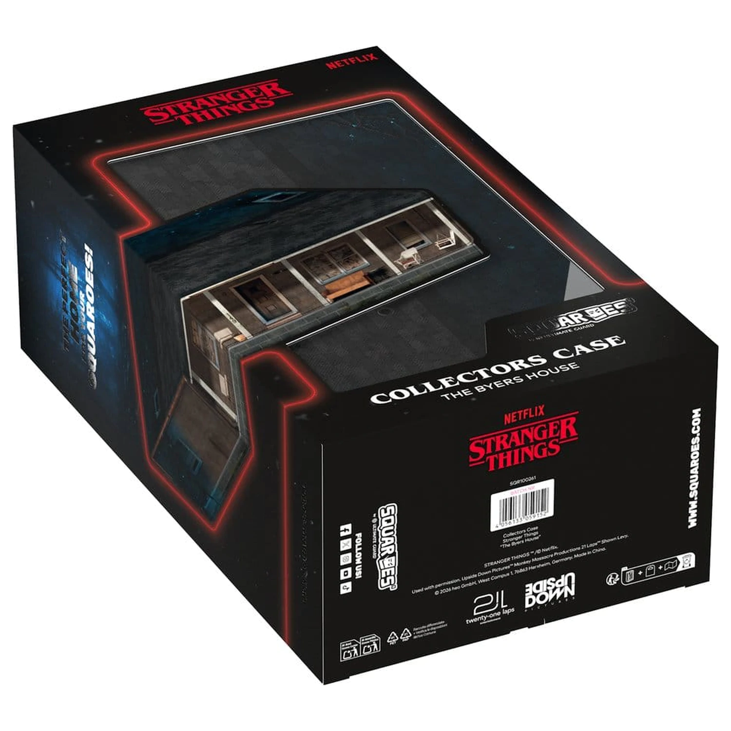Squaroes Sammler 800 Hüllen Stranger Things - The Byers House Produktfoto