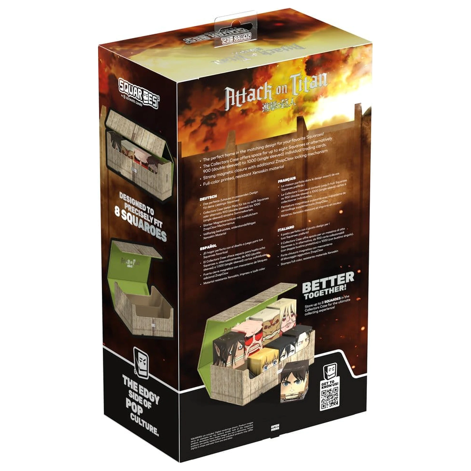 Squaroes - Sammlergehäuse 800 Attack on Titan - Shiganshina District Produktfoto