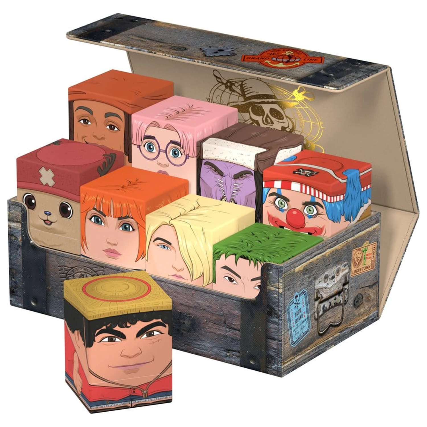 Squaroes Collectors Case 800 ONE PIECE - Holztruhe Produktfoto