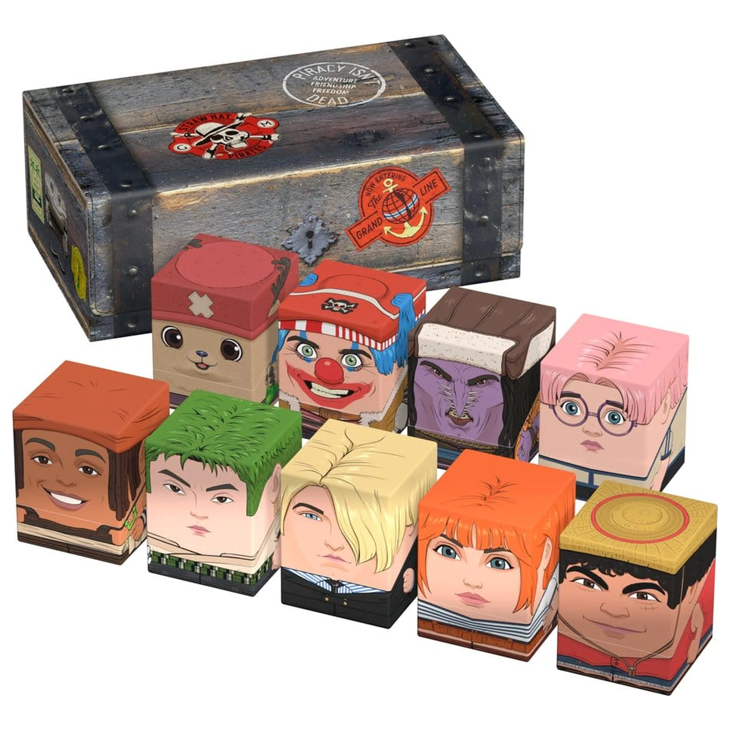 Squaroes Collectors Case 800 ONE PIECE - Holztruhe Produktfoto