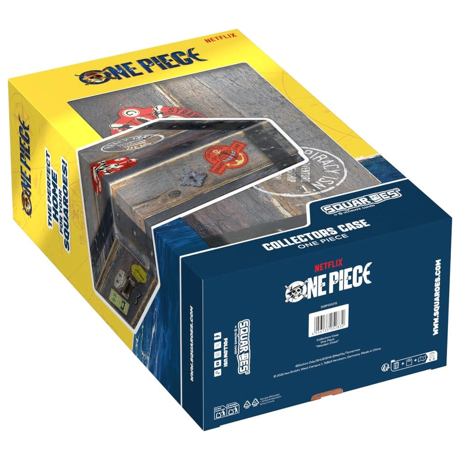 Squaroes Collectors Case 800 ONE PIECE - Holztruhe Produktfoto