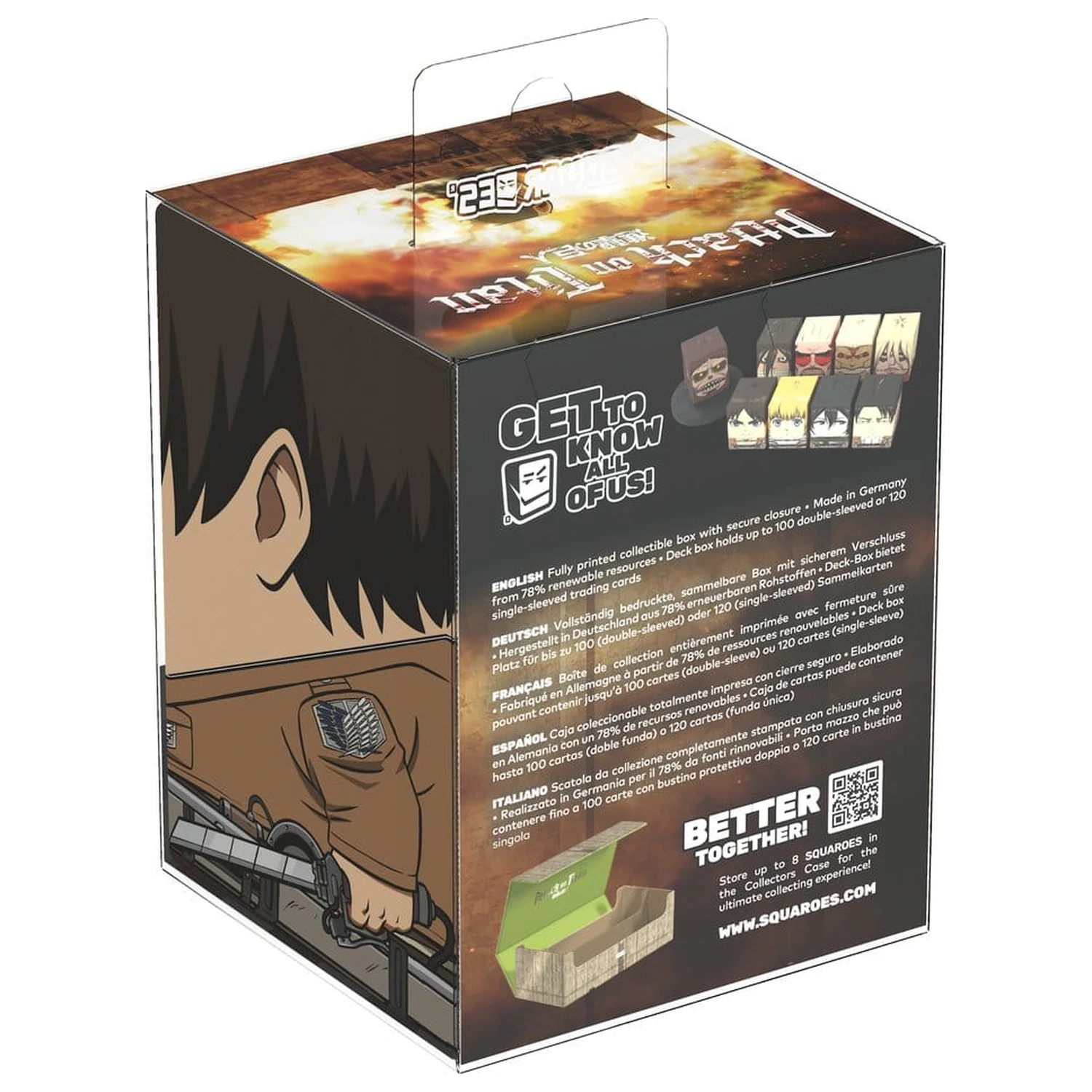 Squaroes Squaroe Attack on Titan AOT001 - Eren Jäger Produktfoto