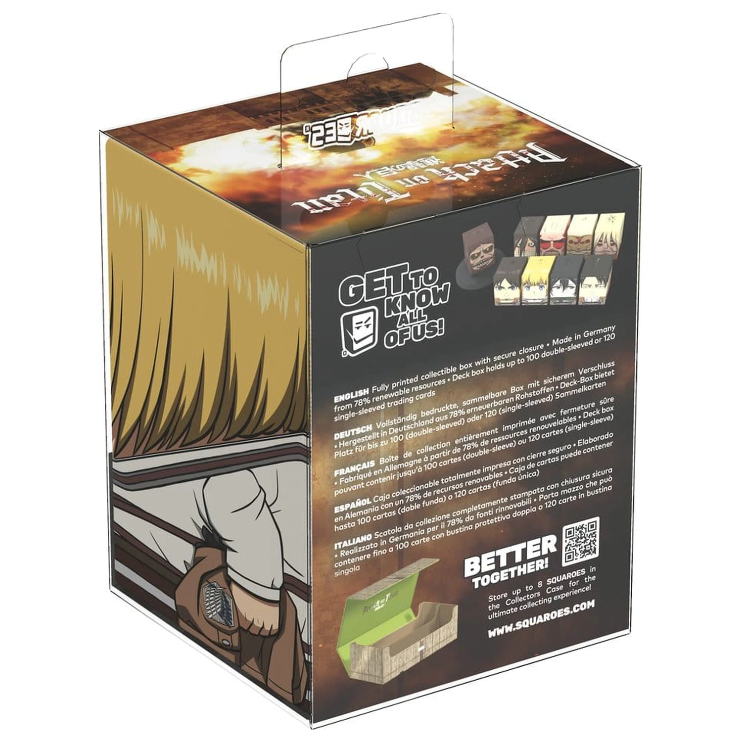 Squaroes Squaroe Attack on Titan AOT002 - Armin Arlert Produktfoto