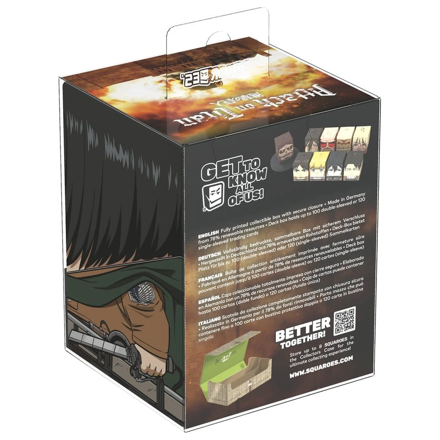 Squaroes Squaroe Attack on Titan AOT003 - Mikasa Ackermann Produktfoto