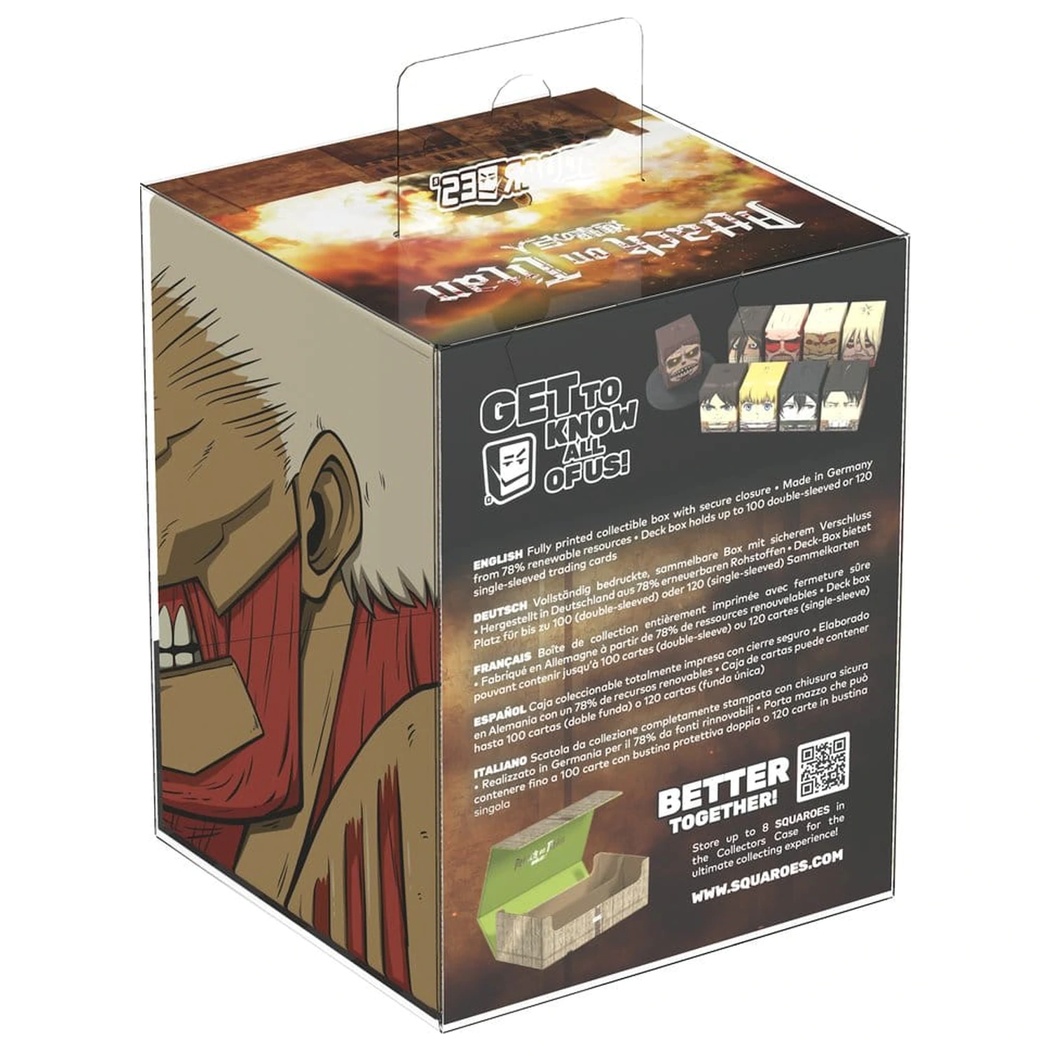 Squaroes Squaroe Attack on Titan AOT007 - Armored Titan Produktfoto