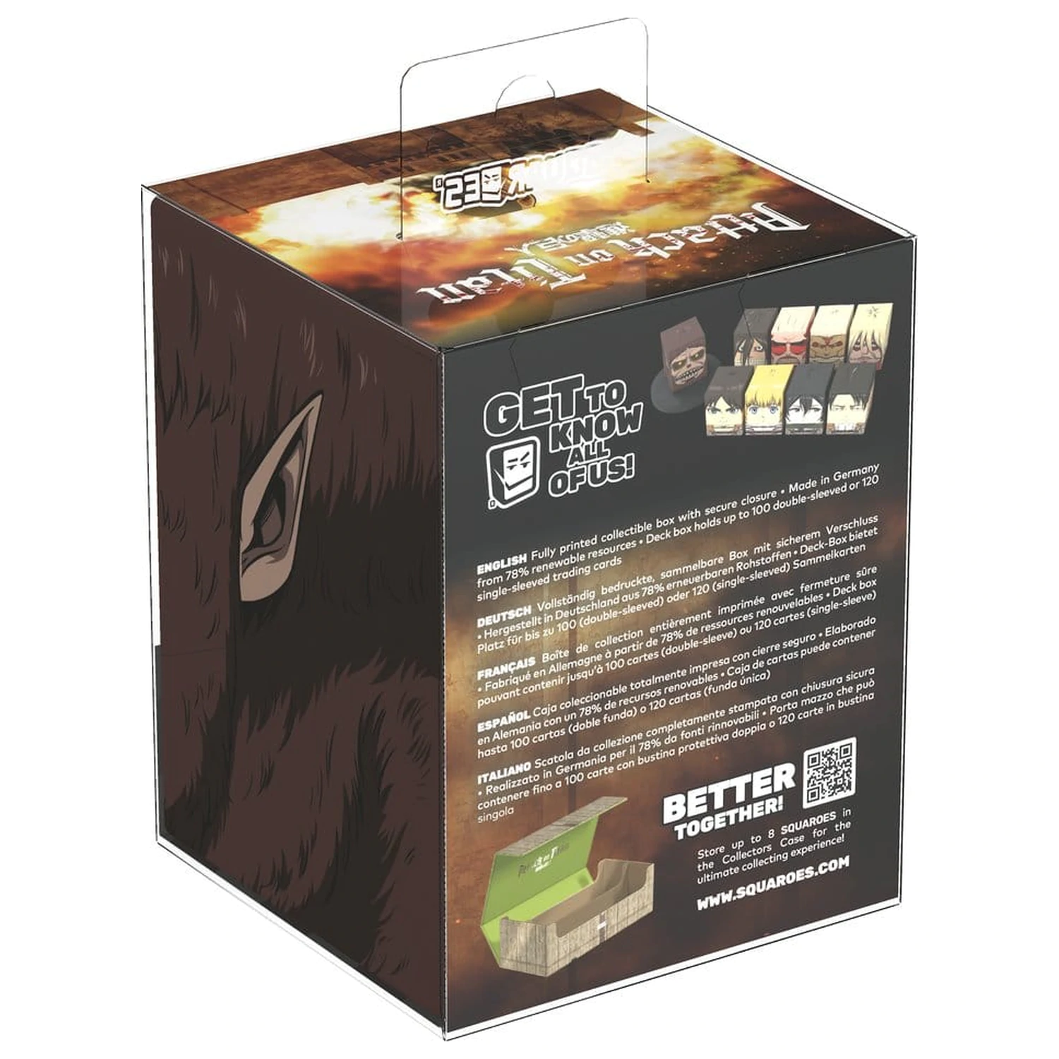 Squaroes Squaroe Attack on Titan AOT009 - Beast Titan Produktfoto