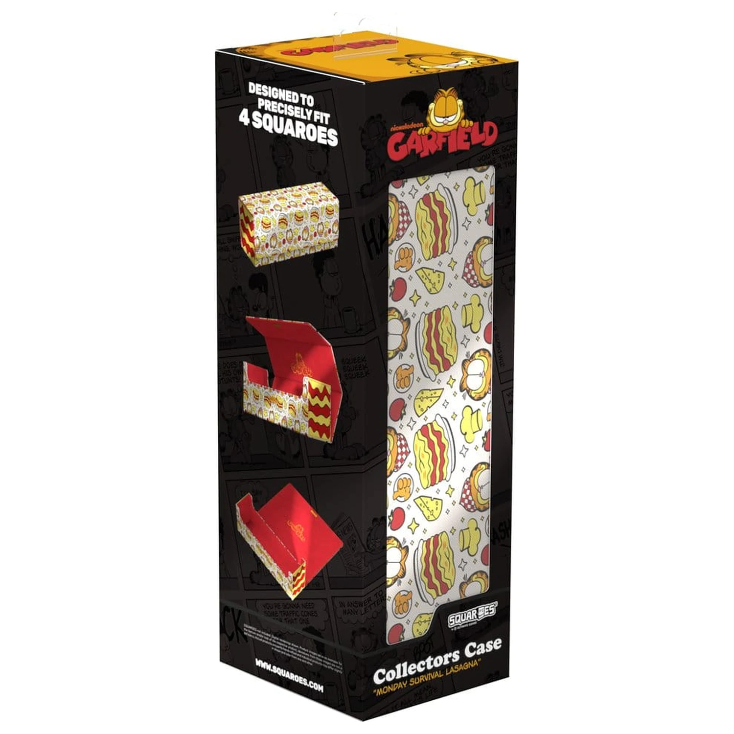 Squaroes Squaroe Garfield Sammlerbox - Monday Survival Lasagna Produktfoto