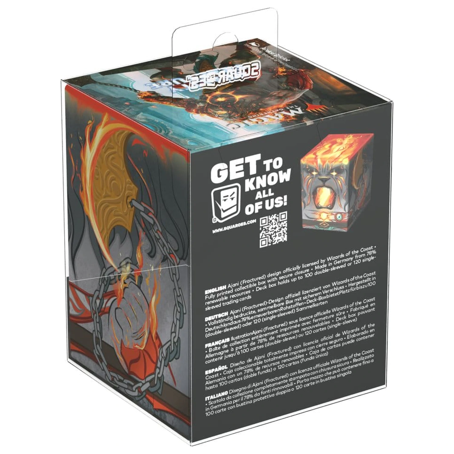 Squaroes Squaroe Magic: The Gathering "Reality Fracture" MTG011 - Ajani (Fractured) Produktfoto
